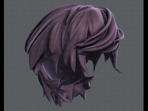 3d hair style for boy v37 3D Model