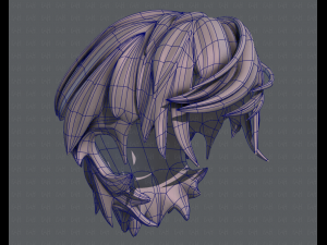 3d hair style for boy v37 3D Model
