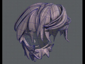 3d hair style for boy v37 3D Model