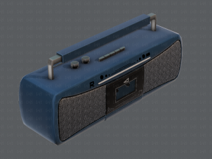 radio v01 3D Model