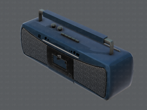 radio v01 3D Model