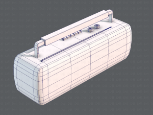 radio v01 3D Model