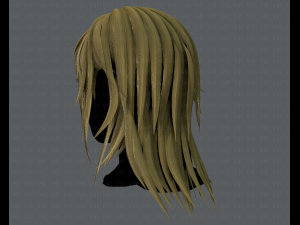 3d hair style for woman typeb v03 Model 3D