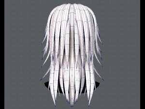 3d hair style for woman typeb v03 Model 3D