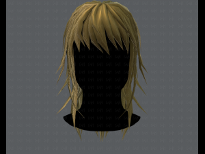 3d hair style for woman typeb v03 Model 3D