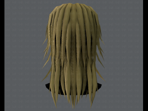 3d hair style for woman typeb v03 Model 3D