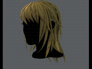 3d hair style for woman typeb v03 Model 3D