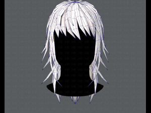 3d hair style for woman typeb v03 Model 3D