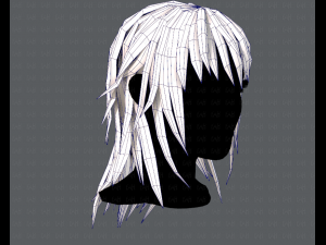 3d hair style for woman typeb v03 Model 3D
