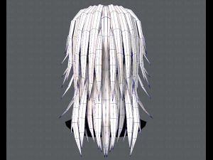 3d hair style for woman typeb v03 Model 3D