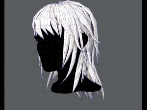 3d hair style for woman typeb v03 Model 3D