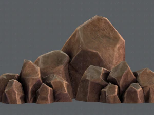 roccia v01 Modello 3D
