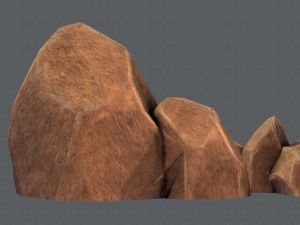 rock v01 Modello 3D