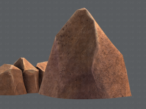rock v01 Modello 3D