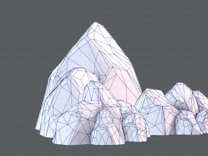 rock v01 Modello 3D