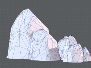 rock v01 Modello 3D