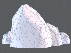 rock v01 Modello 3D