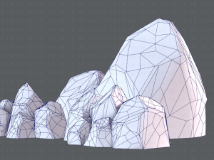 rock v01 Modello 3D
