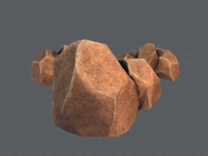 rock v01 Modello 3D