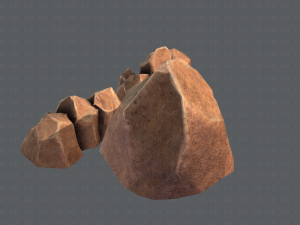 rock v01 Modello 3D