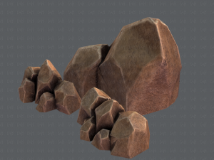 rock v01 Modello 3D