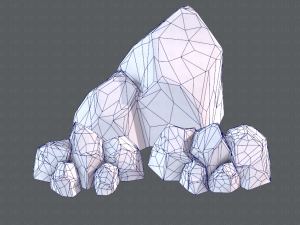 rock v01 Modello 3D