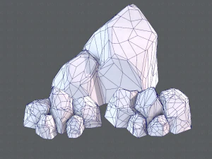 roccia v01 Modello 3D