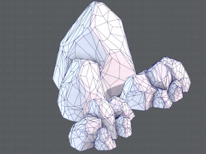 rock v01 Modello 3D