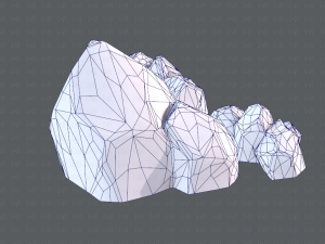 rock v01 Modello 3D