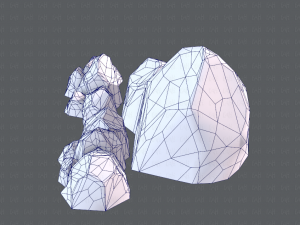 rock v01 Modello 3D