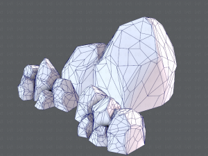 rock v01 Modello 3D