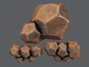 roccia v01 Modello 3D