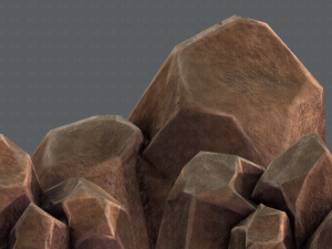 rock v01 Modello 3D