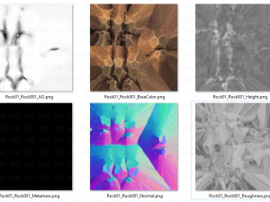 roccia v01 Modello 3D