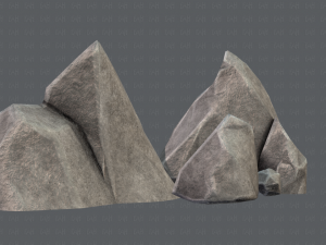 rock v02 3D 模型