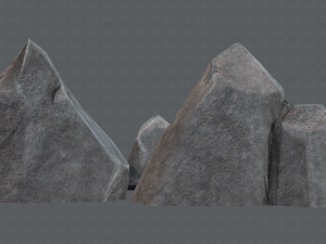rock v02 3D 模型