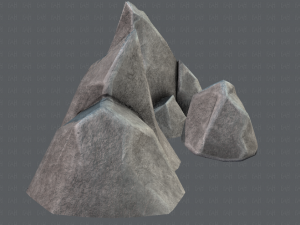 rock v02 3D 模型