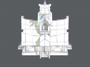 house cartoon v02 3D 모델
