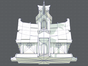 house cartoon v02 3D 모델