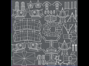 house cartoon v02 3D 모델