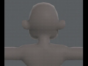 base mesh old man character v04 3D Model