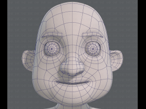 base mesh old man character v04 Modèle 3D