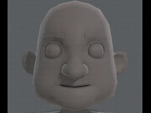 base mesh old man character v04 3D Model