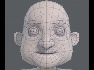 base mesh old man character v04 Modèle 3D