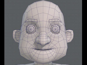 base mesh old man character v04 3D Model