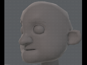 base mesh old man character v04 Modèle 3D