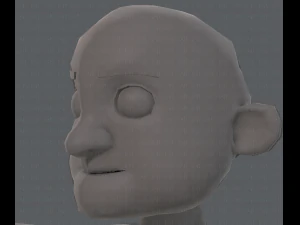 base mesh old man character v04 3D Model