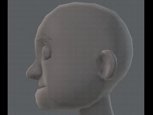 base mesh old man character v04 3D Model