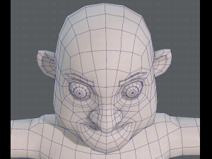 base mesh old man character v04 Modèle 3D