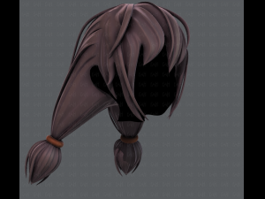 3d hair style for girl v38 3Dモデル